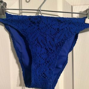 Aerie royal blue swim bottoms size small